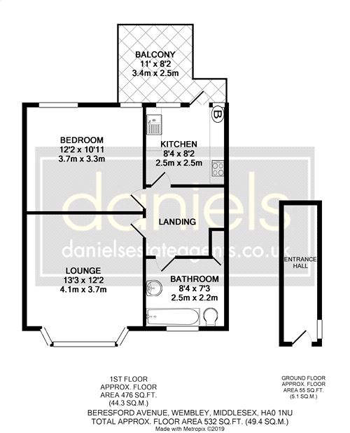 1 Bedrooms Maisonette for sale in Beresford Avenue, Wembley HA0