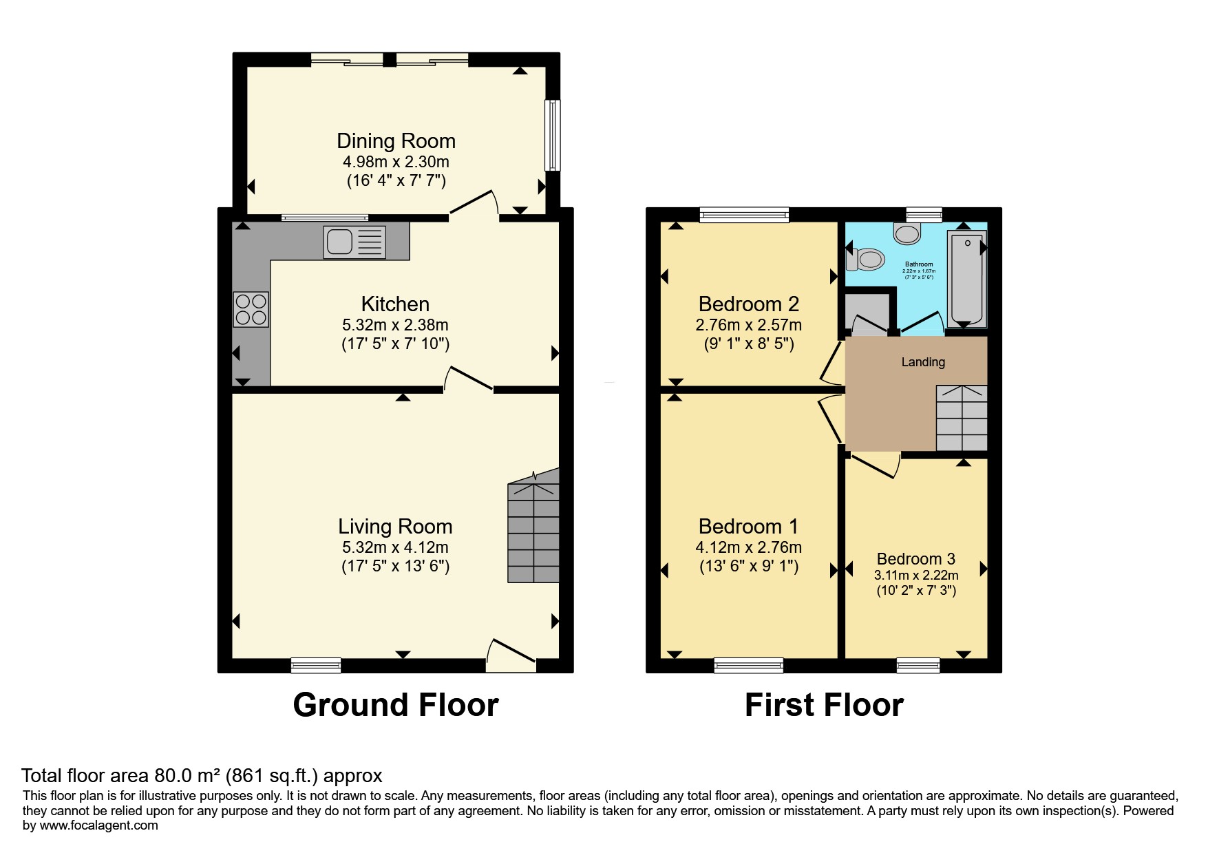 Perry Way, South Ockendon floorplan