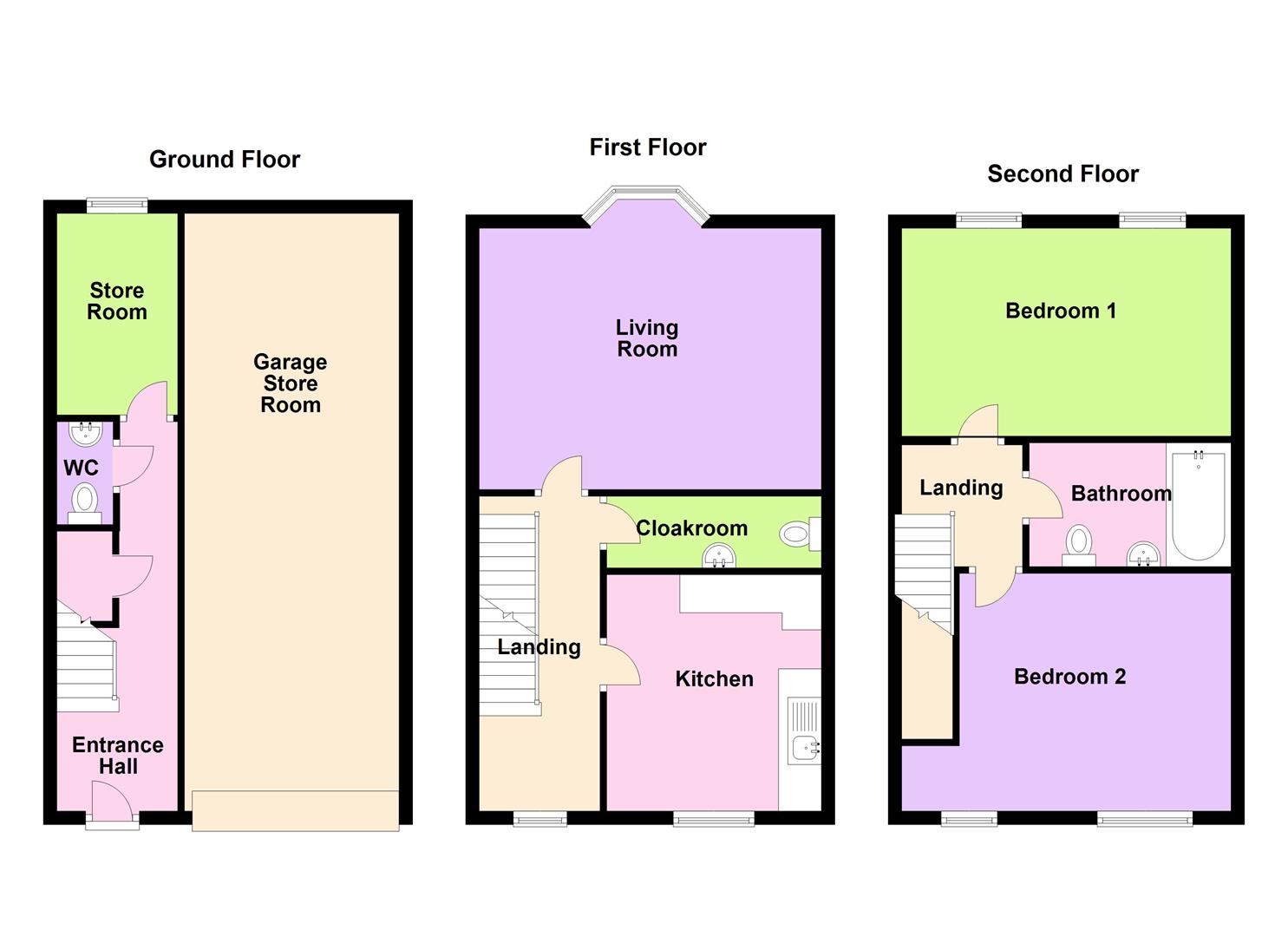 26, Passage Close, Weymouth floorplan