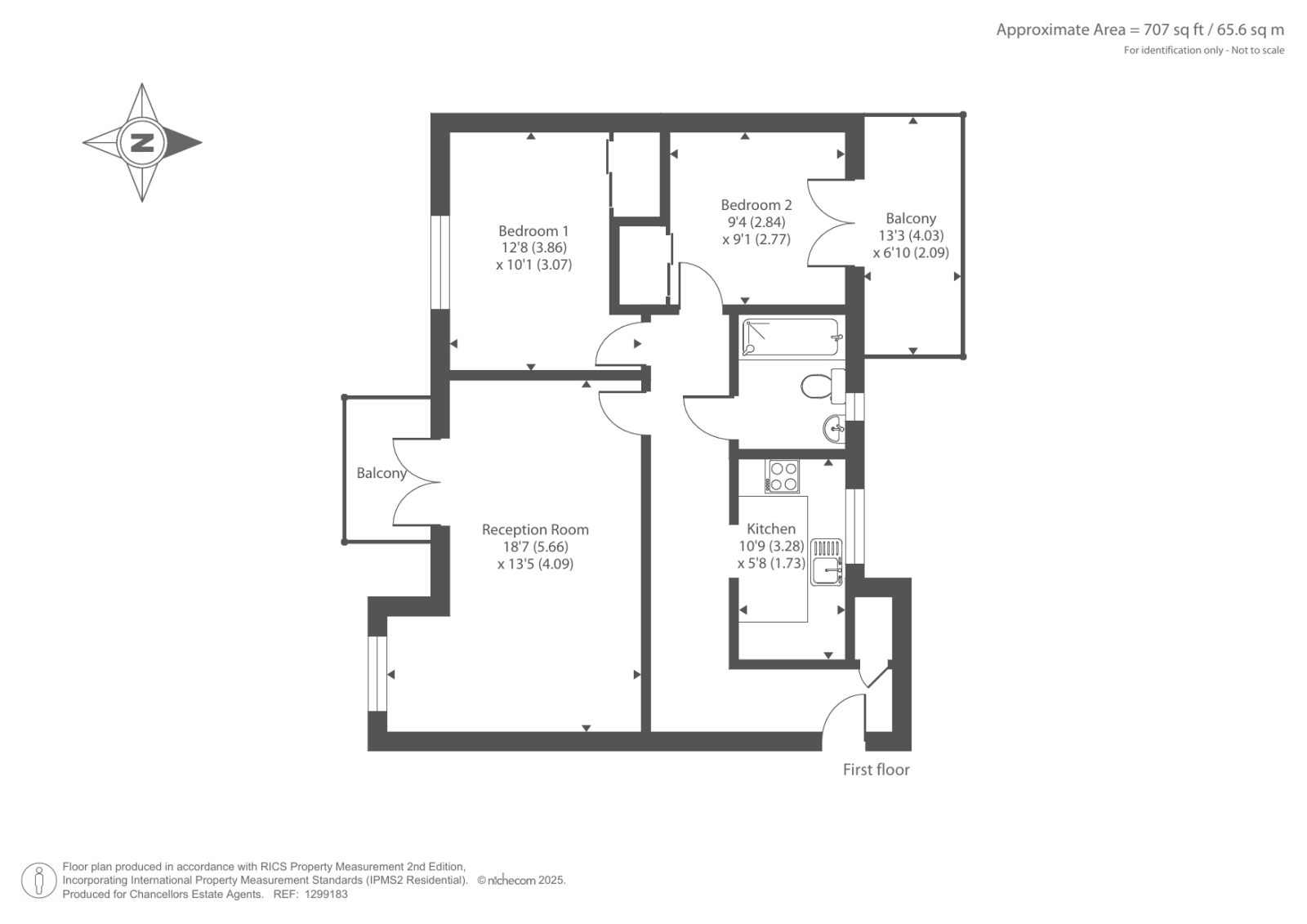 Flat 54 Aspen Court,, Freer Crescent, High Wycombe floorplan