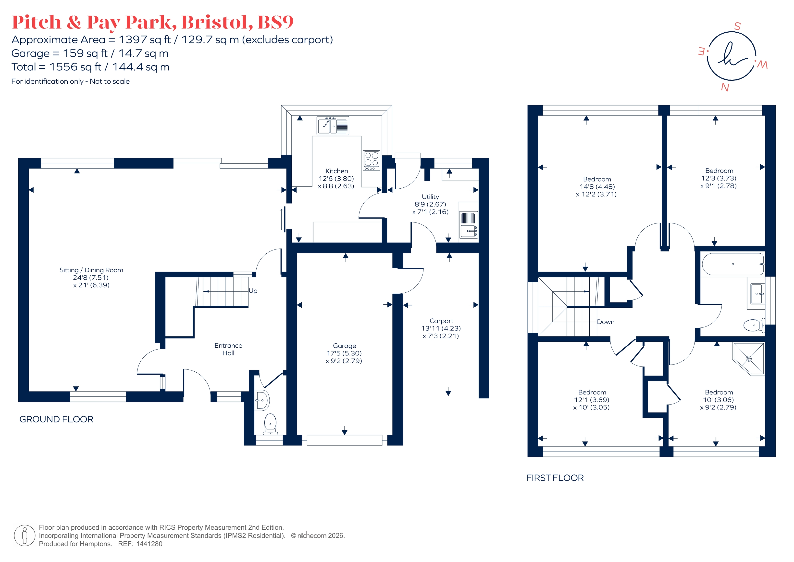 7, Pitch & Pay Park, Bristol floorplan