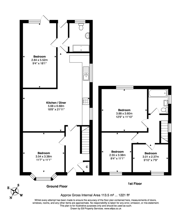 Crowell Road, Oxford floorplan