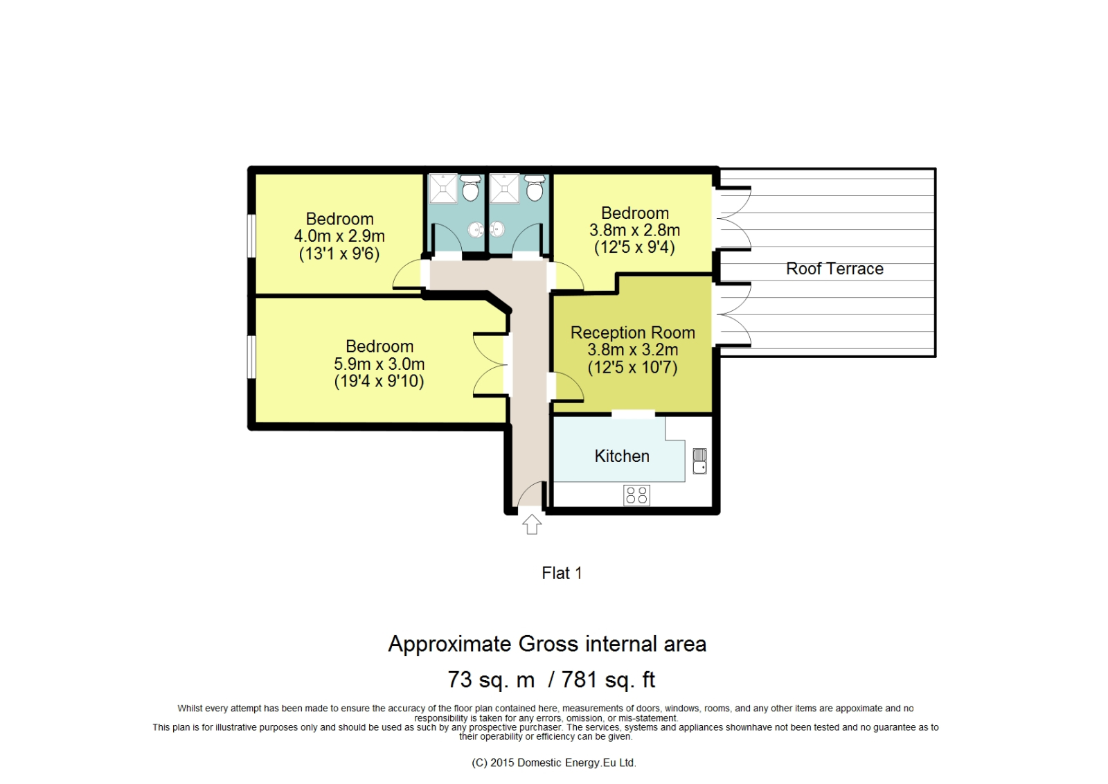 Flat 1, 177-179, Kenton Road, Kenton floorplan