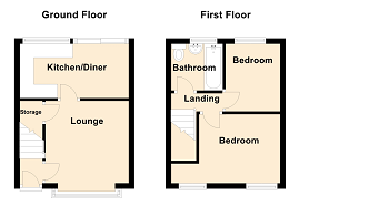 2 Bedrooms Terraced house to rent in Greendale Mews, Ashton On Ribble, Preston PR2