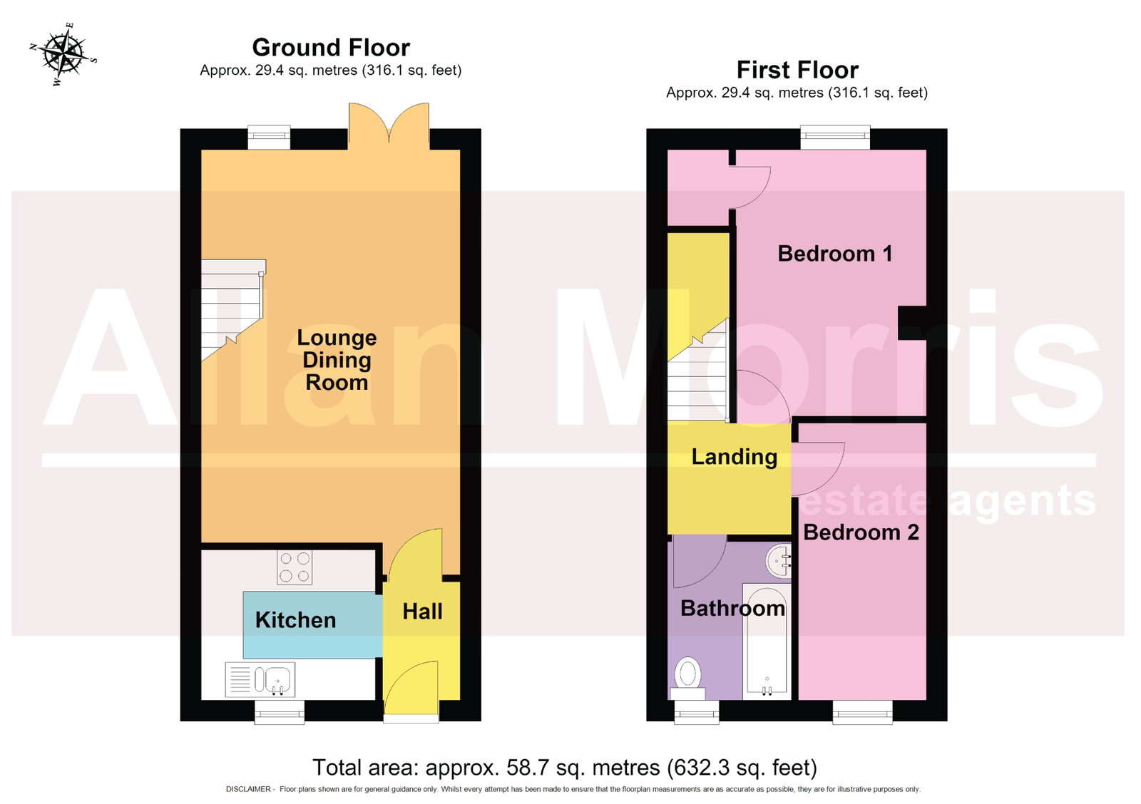 35, The Hidage, Worcester floorplan