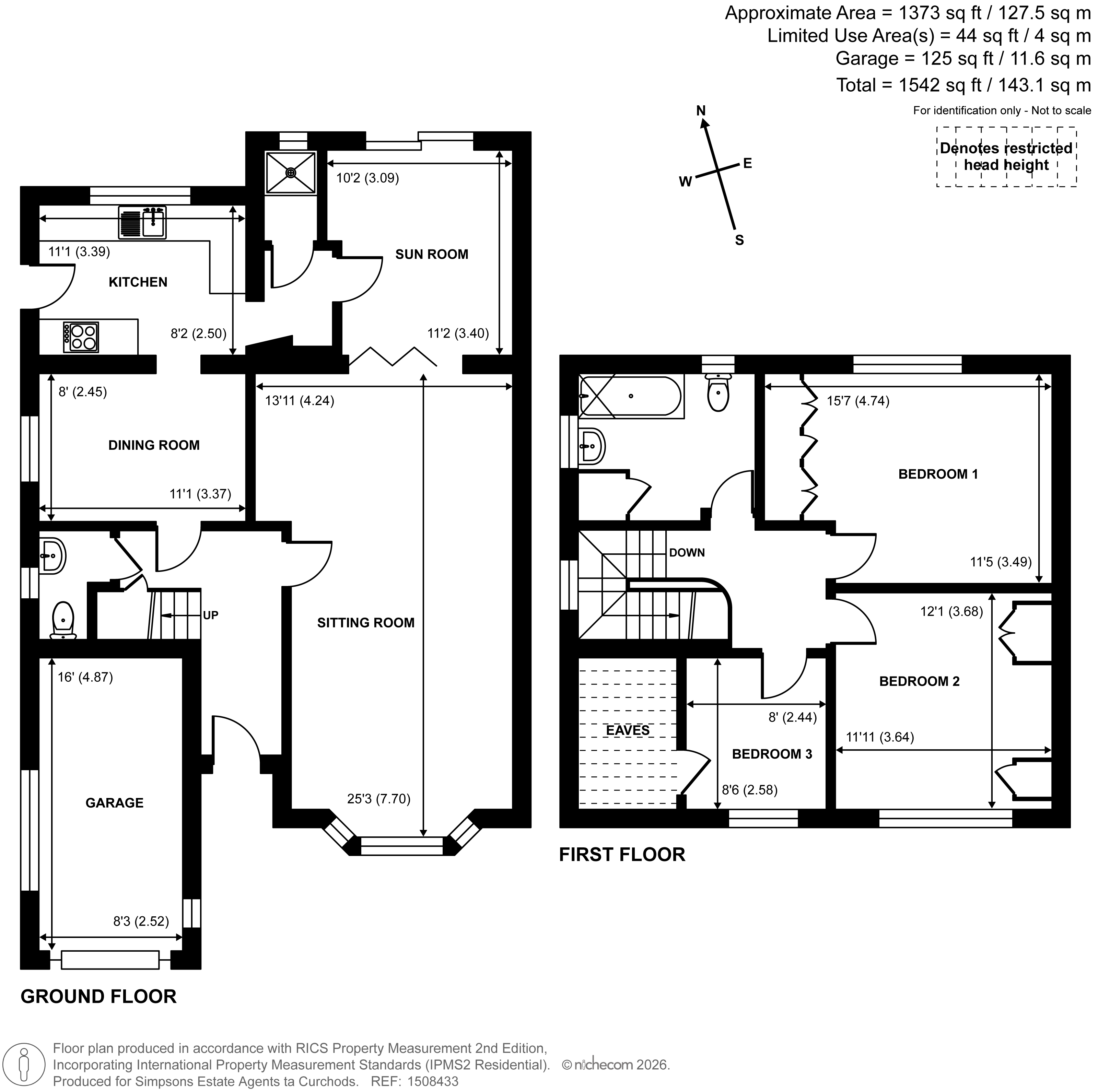 9, Denleigh Gardens, Thames Ditton floorplan