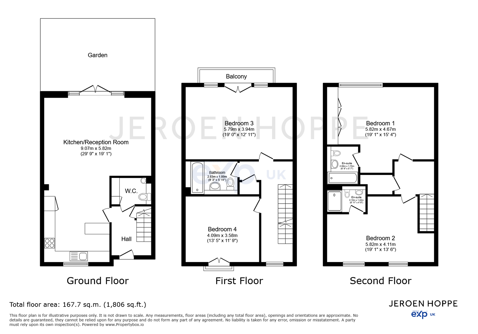 52, Stane Grove, London floorplan
