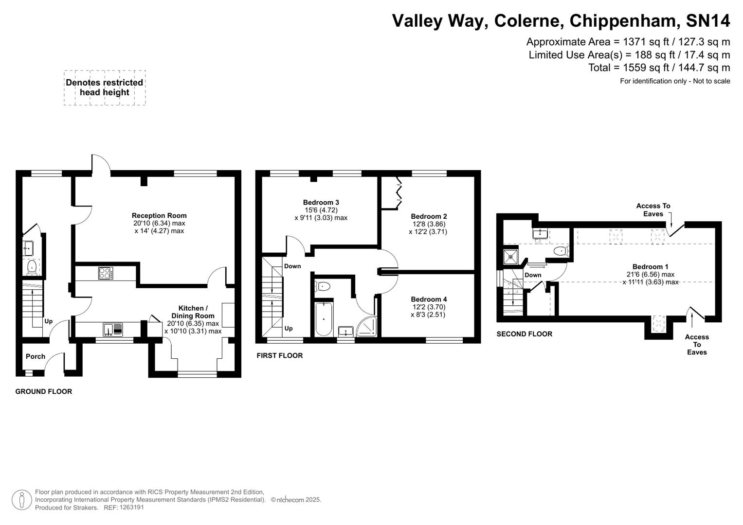 46, Valley Way, Chippenham floorplan