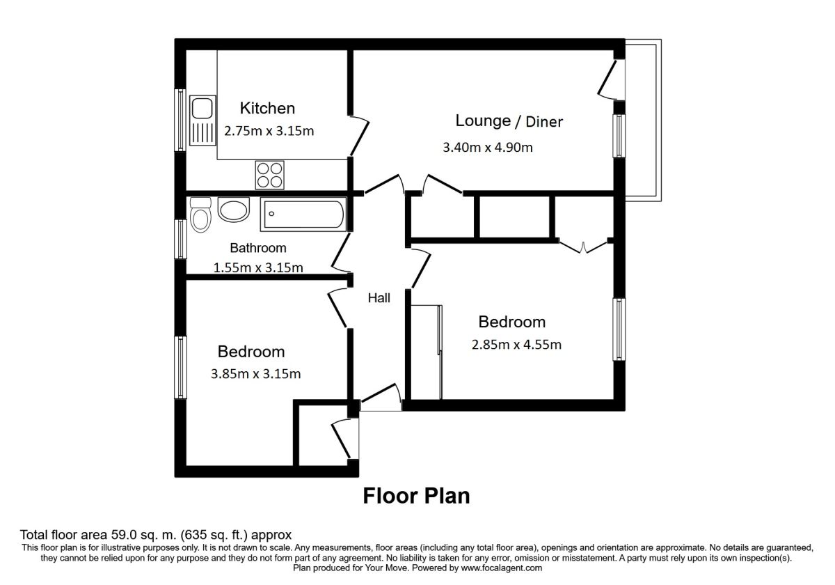 2 Bedrooms Flat for sale in High Street, Monifieth, Dundee DD5