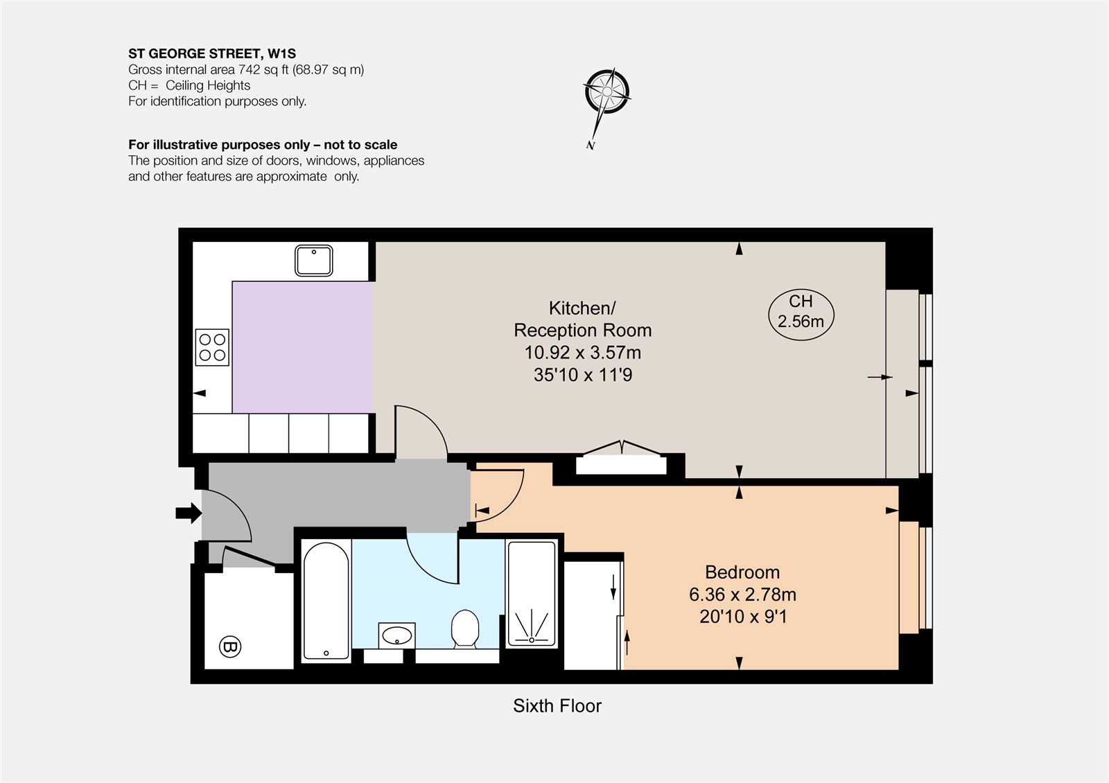 1 Bedrooms Flat to rent in St. George Street, Mayfair, London W1S