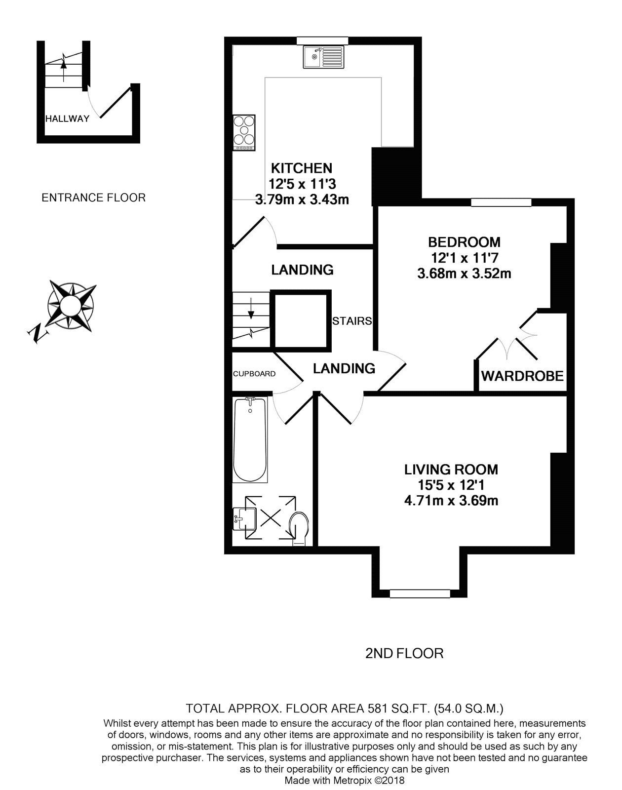 1 Bedrooms Flat to rent in Kingdon Road, West Hampstead NW6