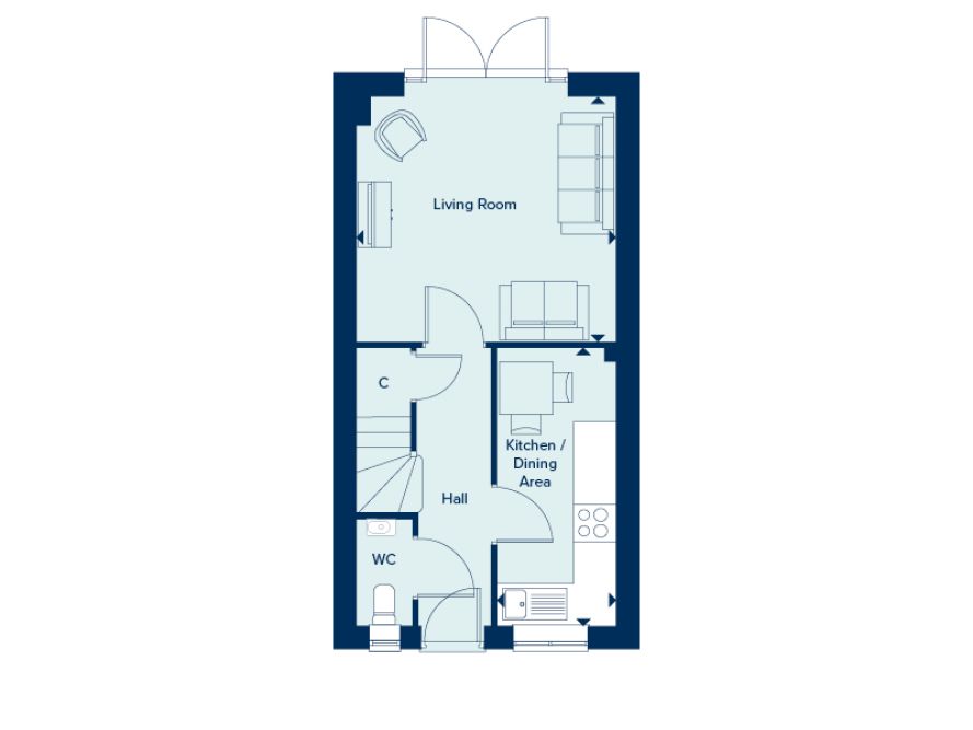 203, Woolhouse Way, Norwich floorplan