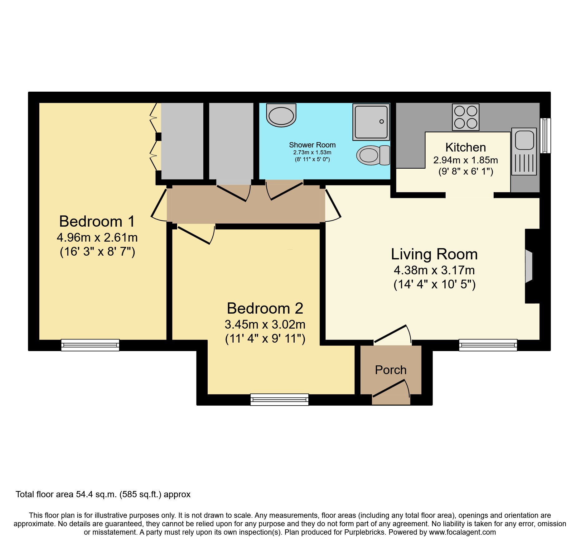 63, St. Annes Way, Birmingham floorplan