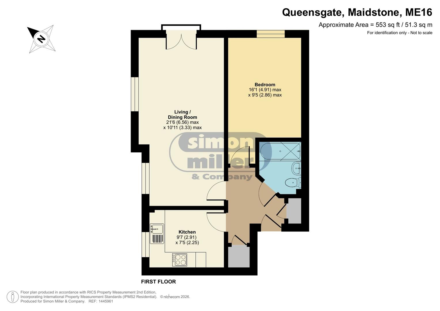 30, Queensgate, Maidstone floorplan