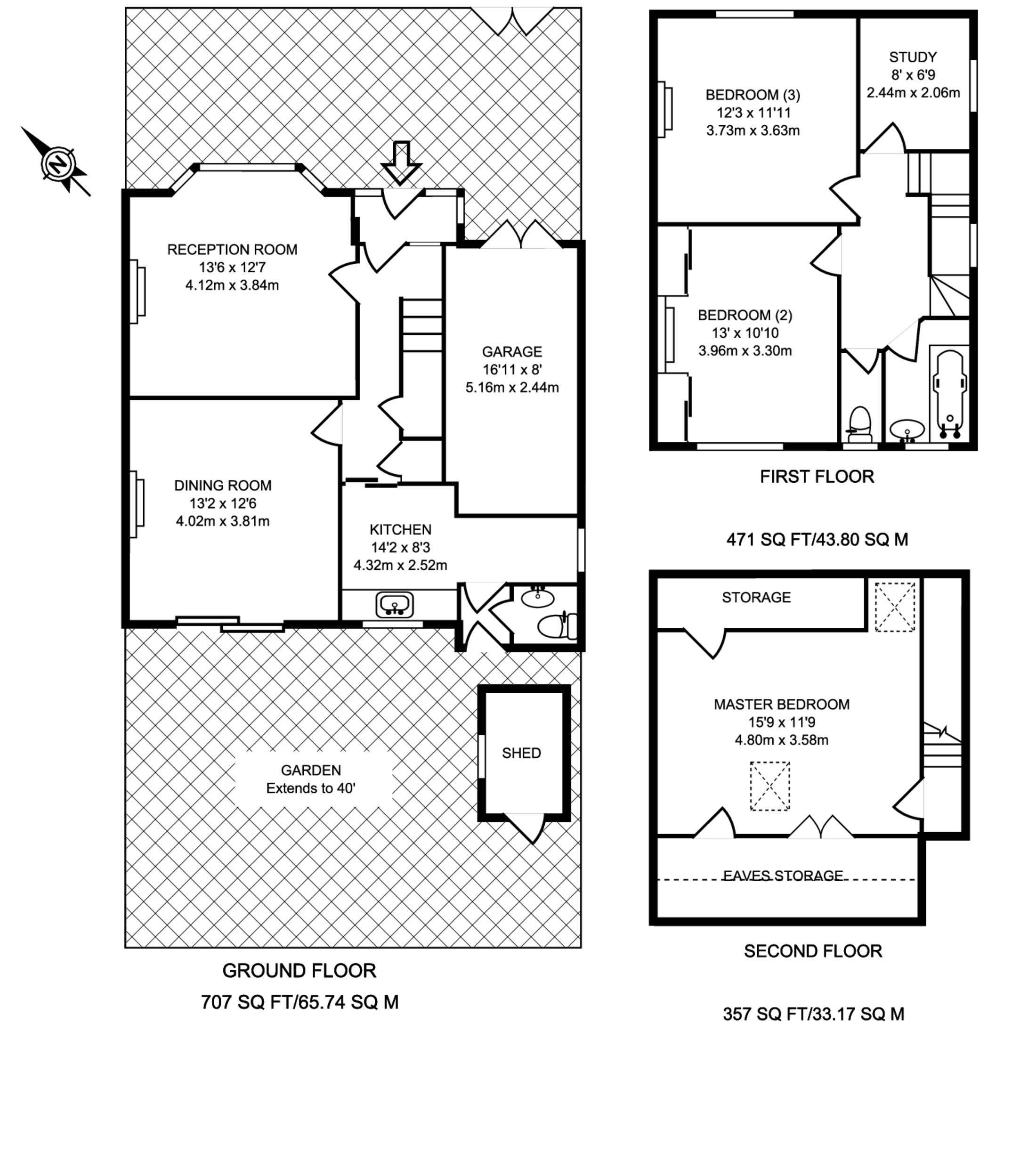 Byron Avenue, Raynes Park floorplan