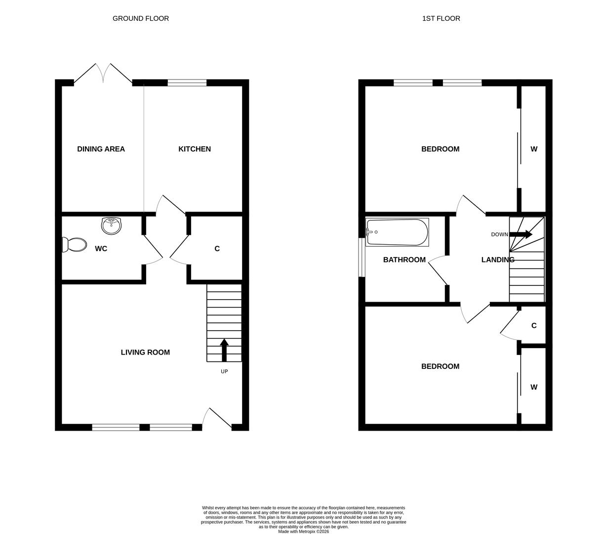 13, Blair Grove, Inverness floorplan
