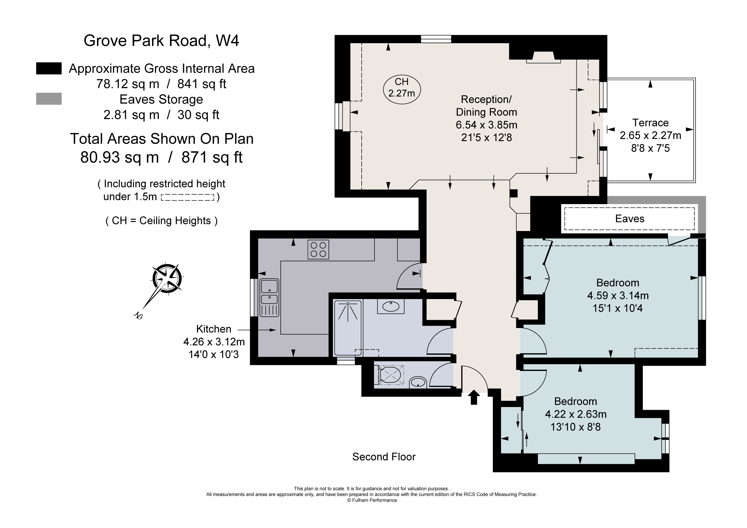Flat 5, 68, Grove Park Road, London floorplan