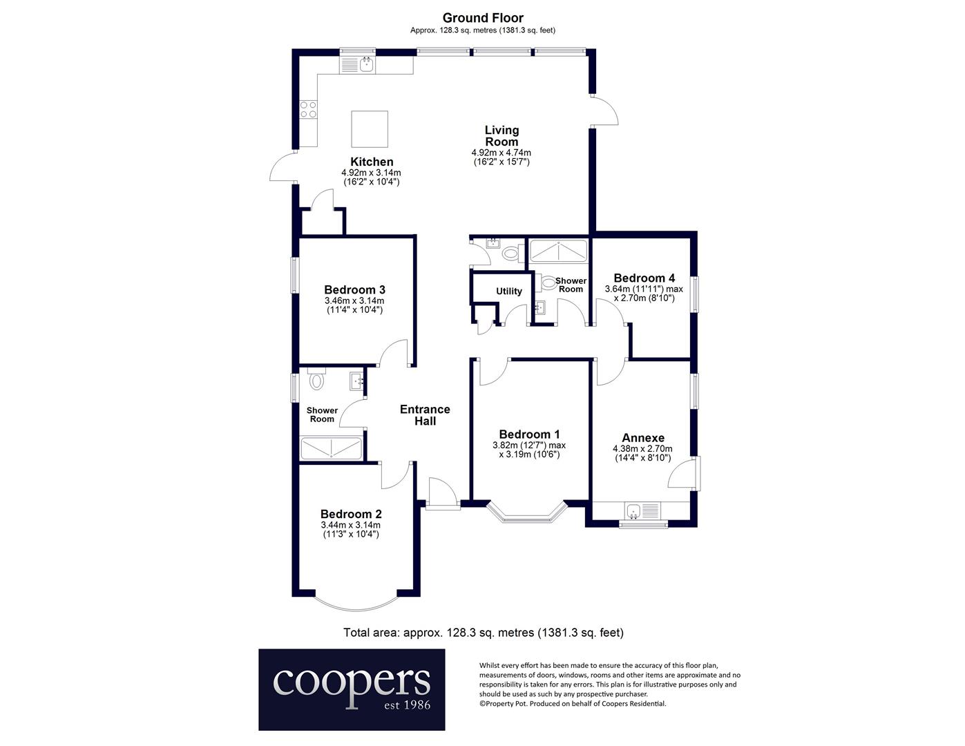 15, Hereford Gardens, Pinner floorplan