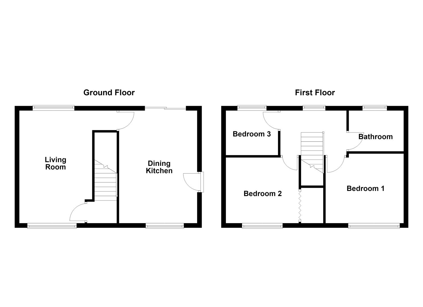 The Poplars, Knottingley floorplan