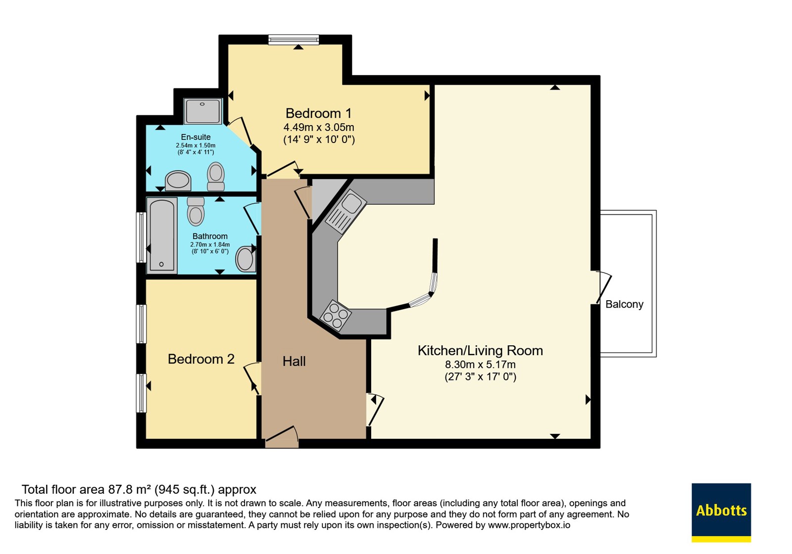 Flat 10, Curzon House, 3, St. Peters Street, Suffolk floorplan