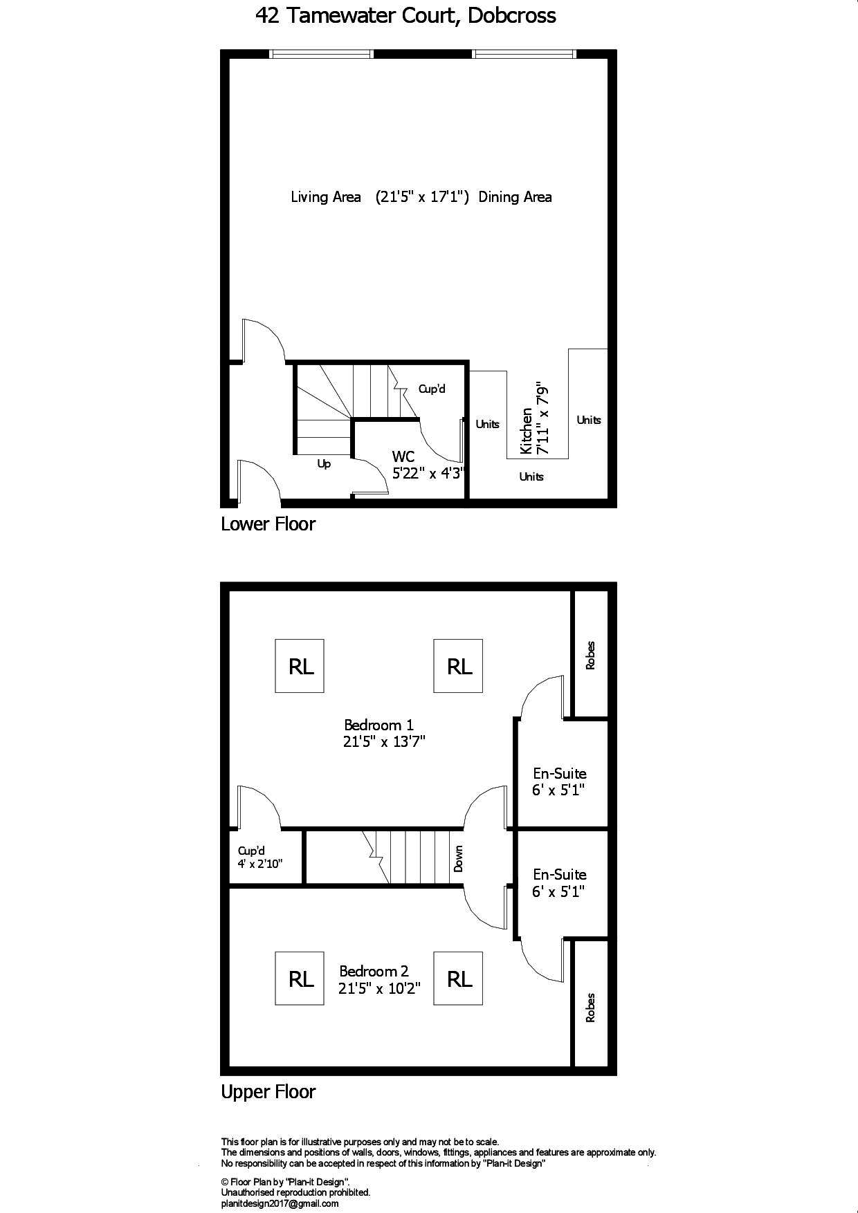 2 Bedrooms Flat for sale in Tamewater Court, Dobcross, Oldham OL3