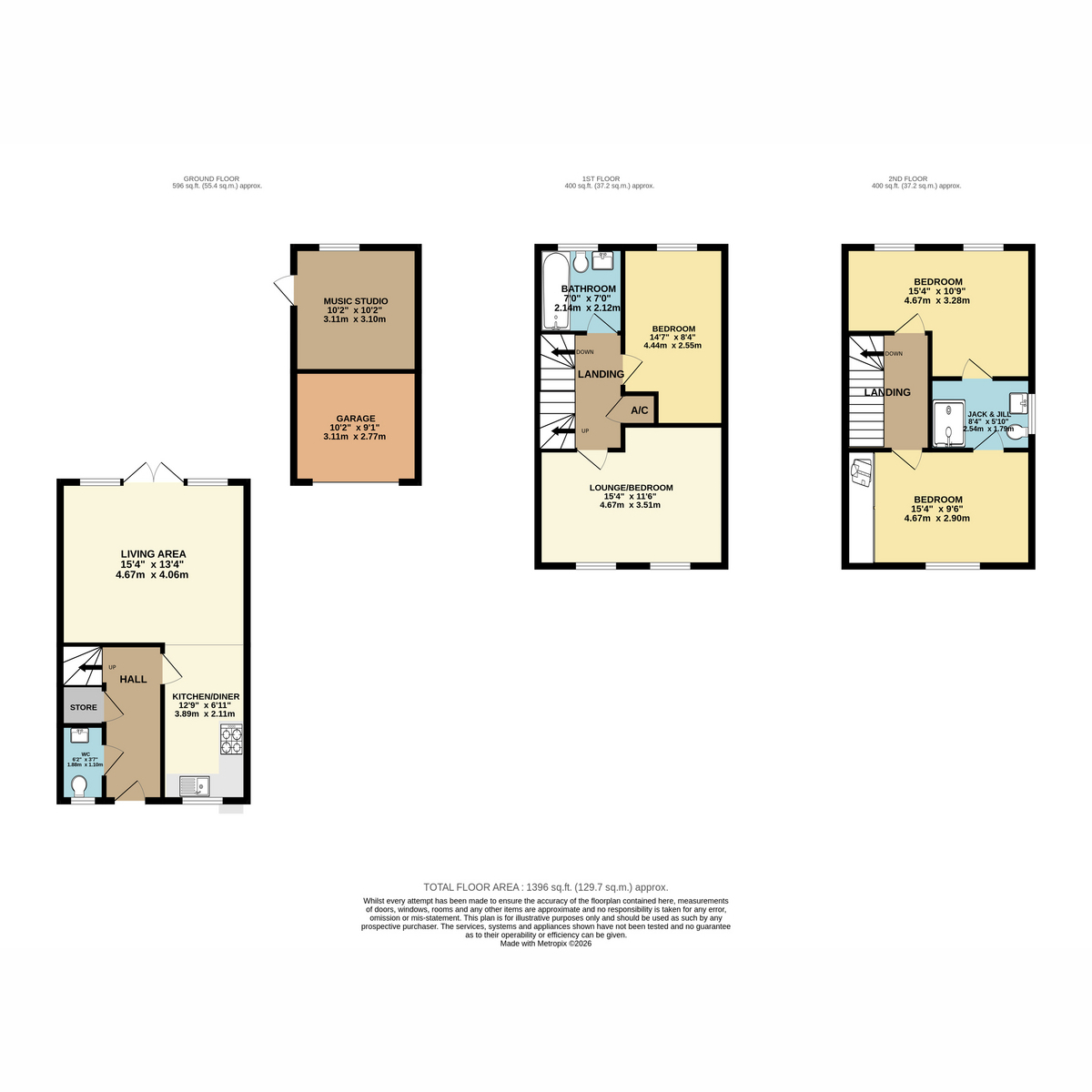27, Greenways Road, Tatenhill floorplan