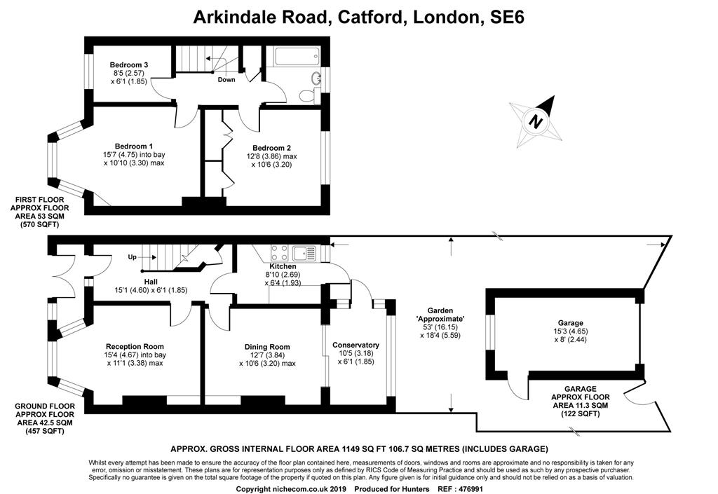 3 Bedrooms Terraced house to rent in Arkindale Road, London SE6