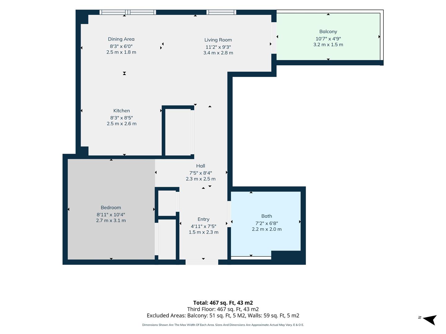 Flat 16, 23, Mahindra Way, London floorplan