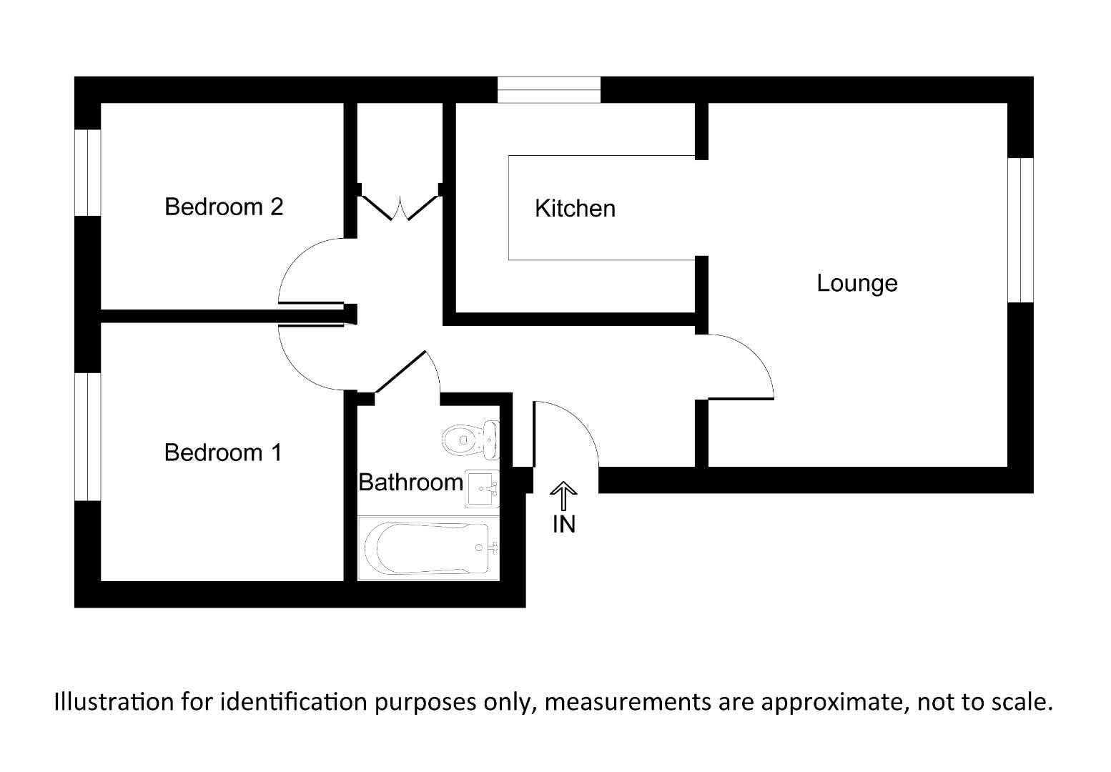 First Floor Flat, 31D, Kimberley Road, Bristol floorplan