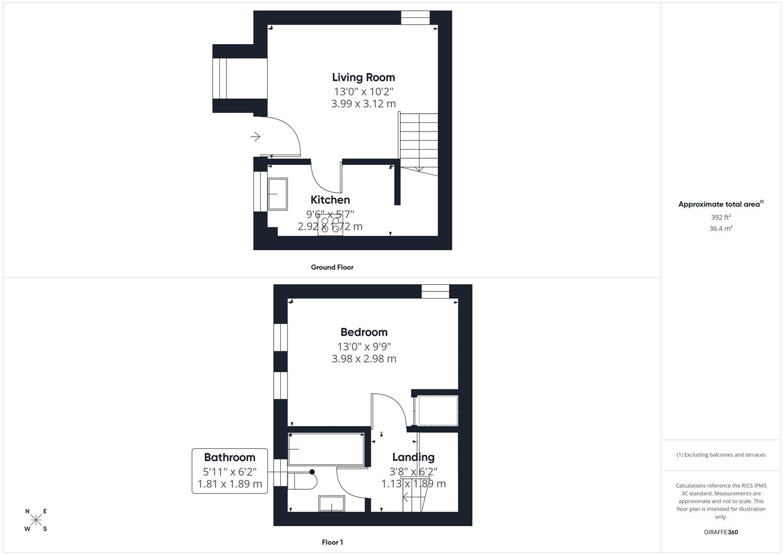8, Turner Close, Aylesbury floorplan