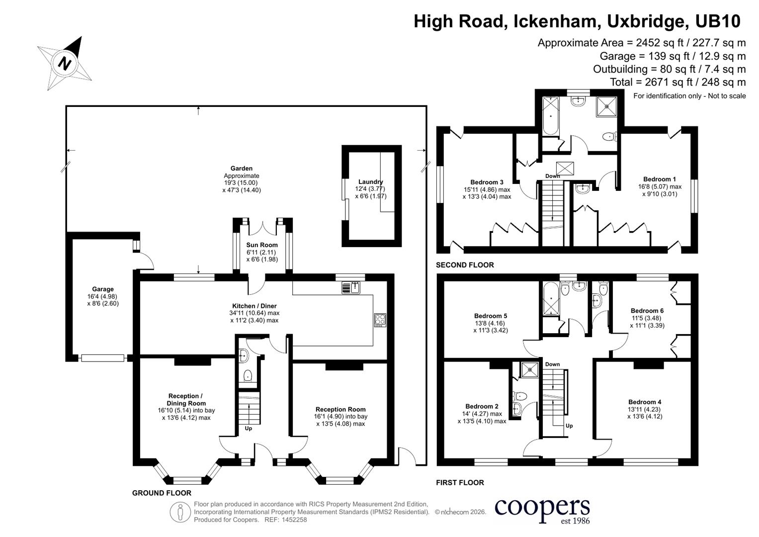 75, High Road, Ickenham floorplan