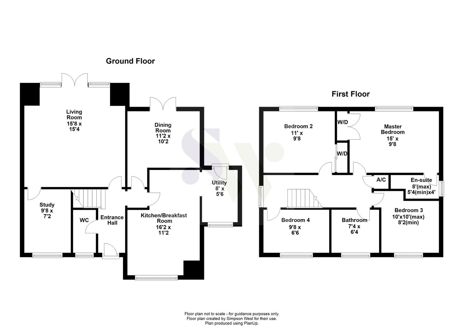 21, Briery Close, Corby floorplan
