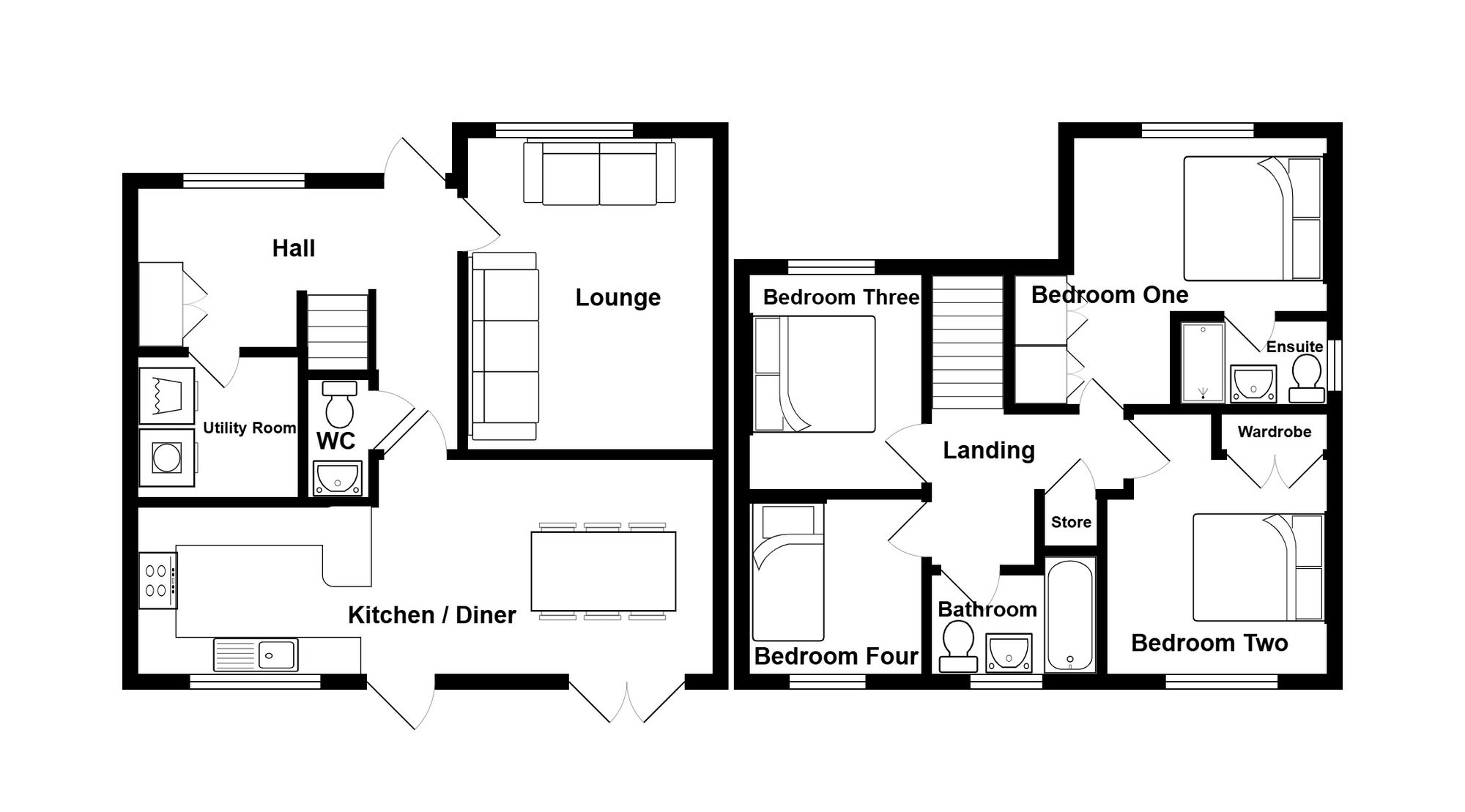 14 Banksman Way, Manchester floorplan