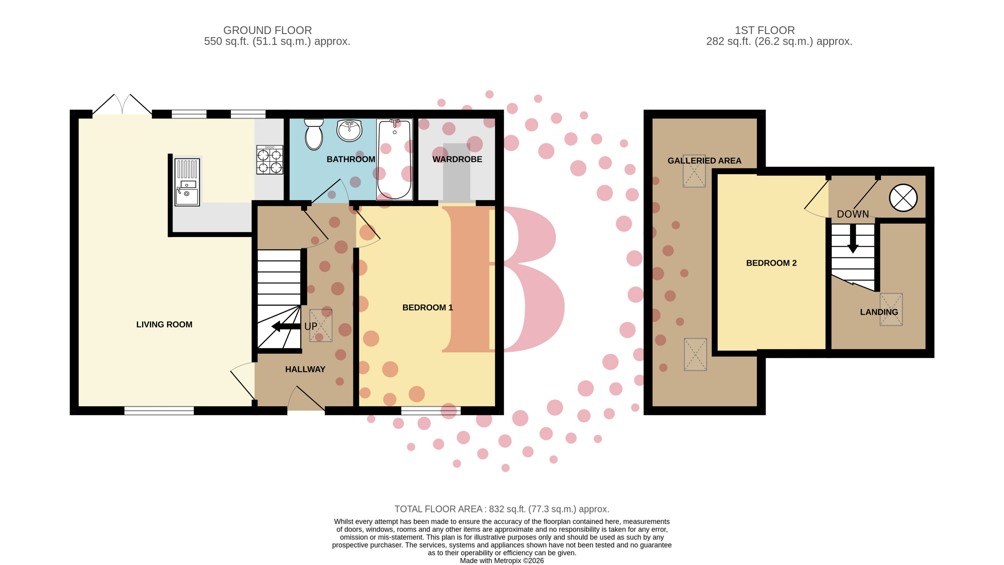 50, Bedford Wing, Kingsley Avenue, Stotfold floorplan