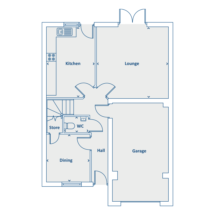 Plot 235, Stump Cross Hill Road, Quarrington floorplan