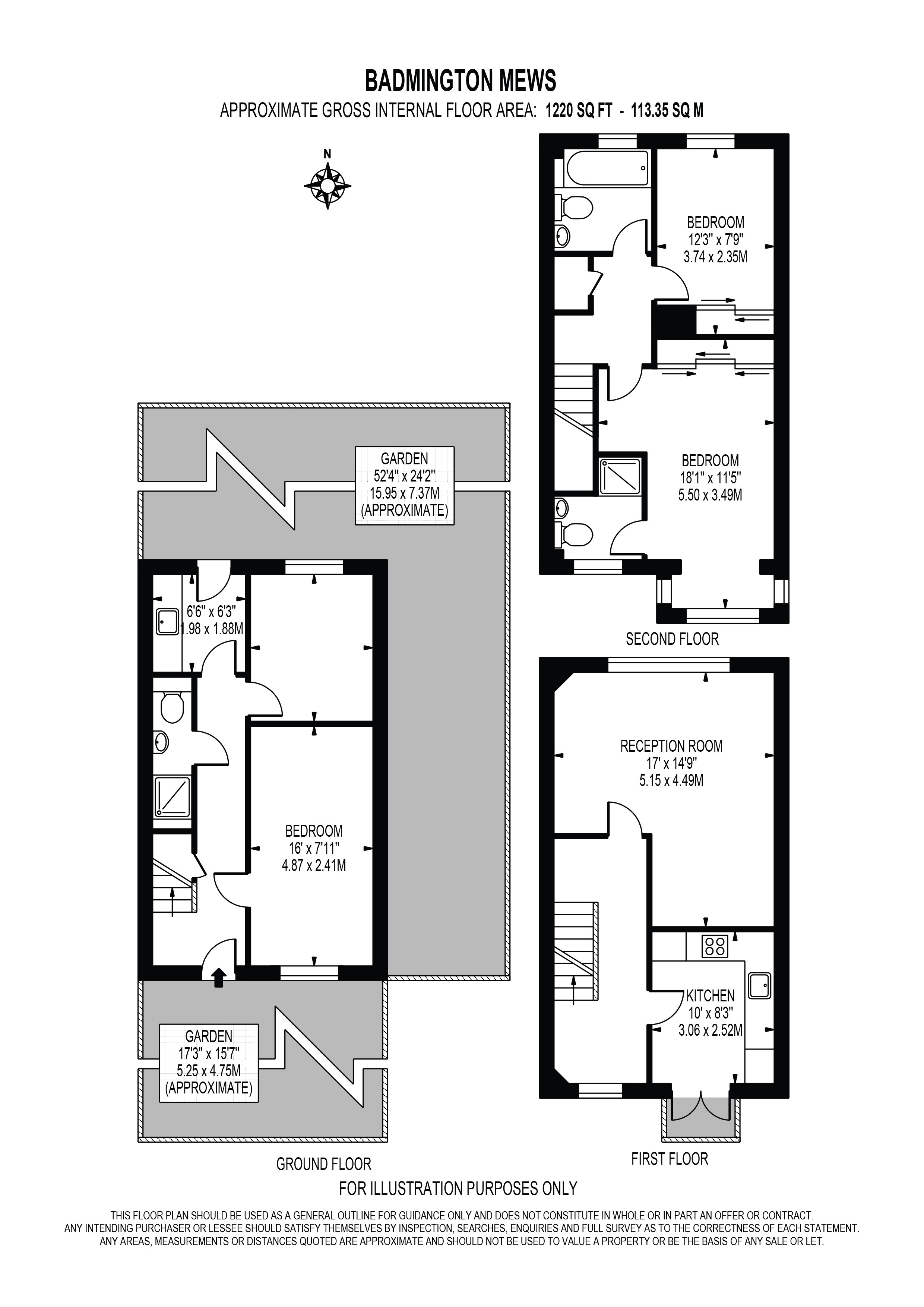 23, Badminton Mews, London floorplan