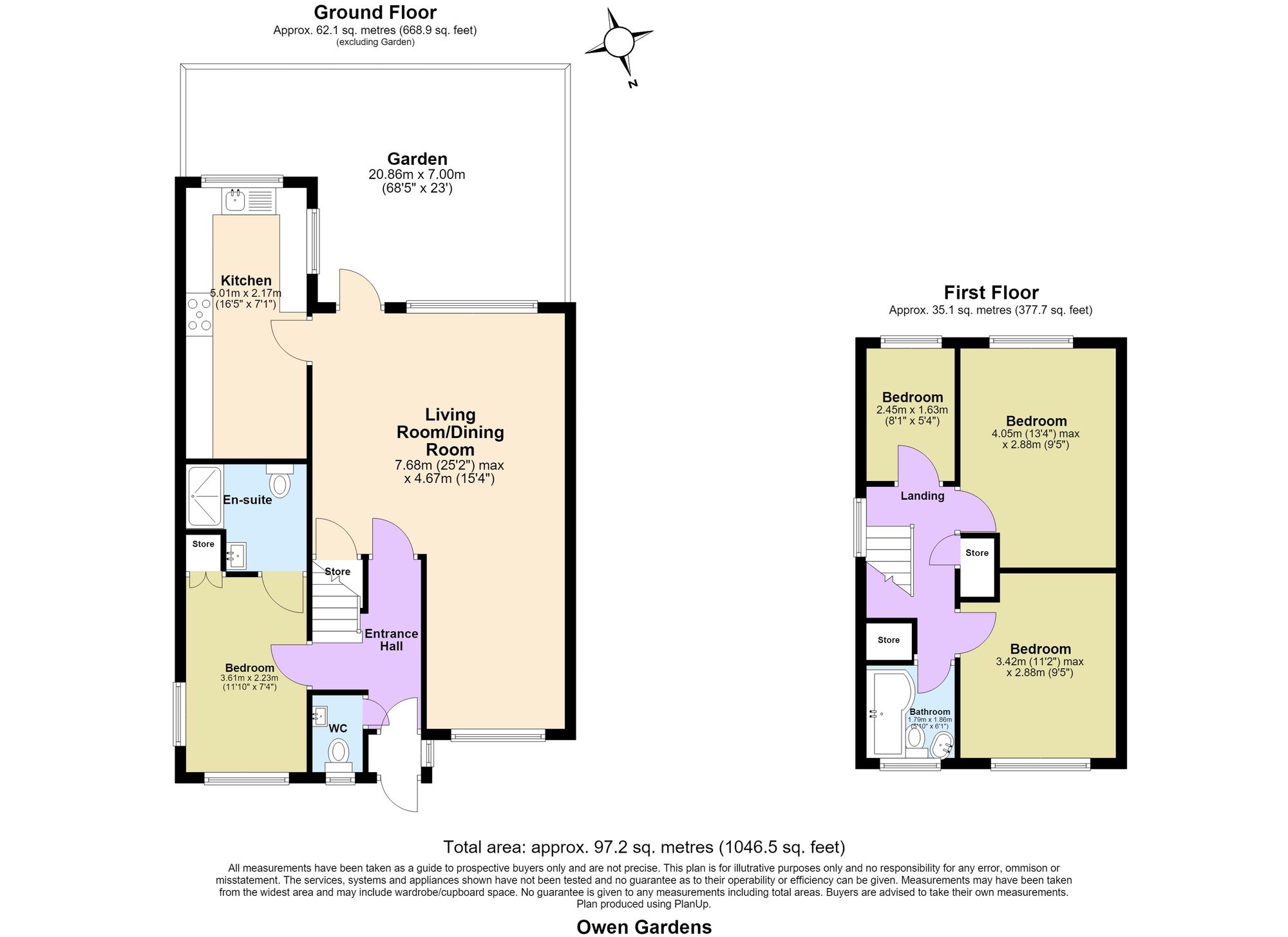 38 Owen Gardens, Woodford Green floorplan