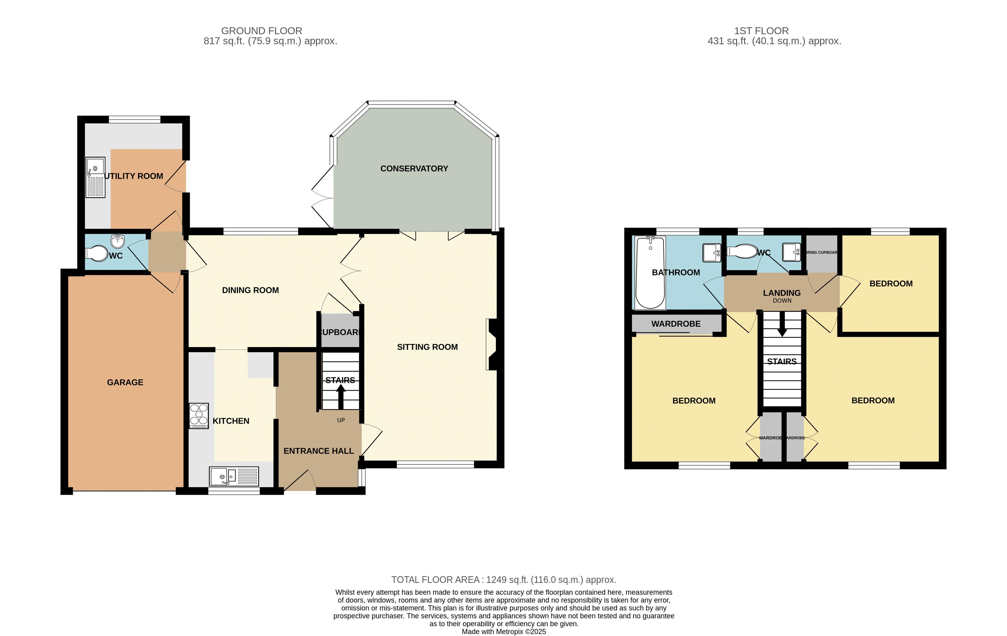 15, St. Andrews Drive, Bury St. Edmunds floorplan