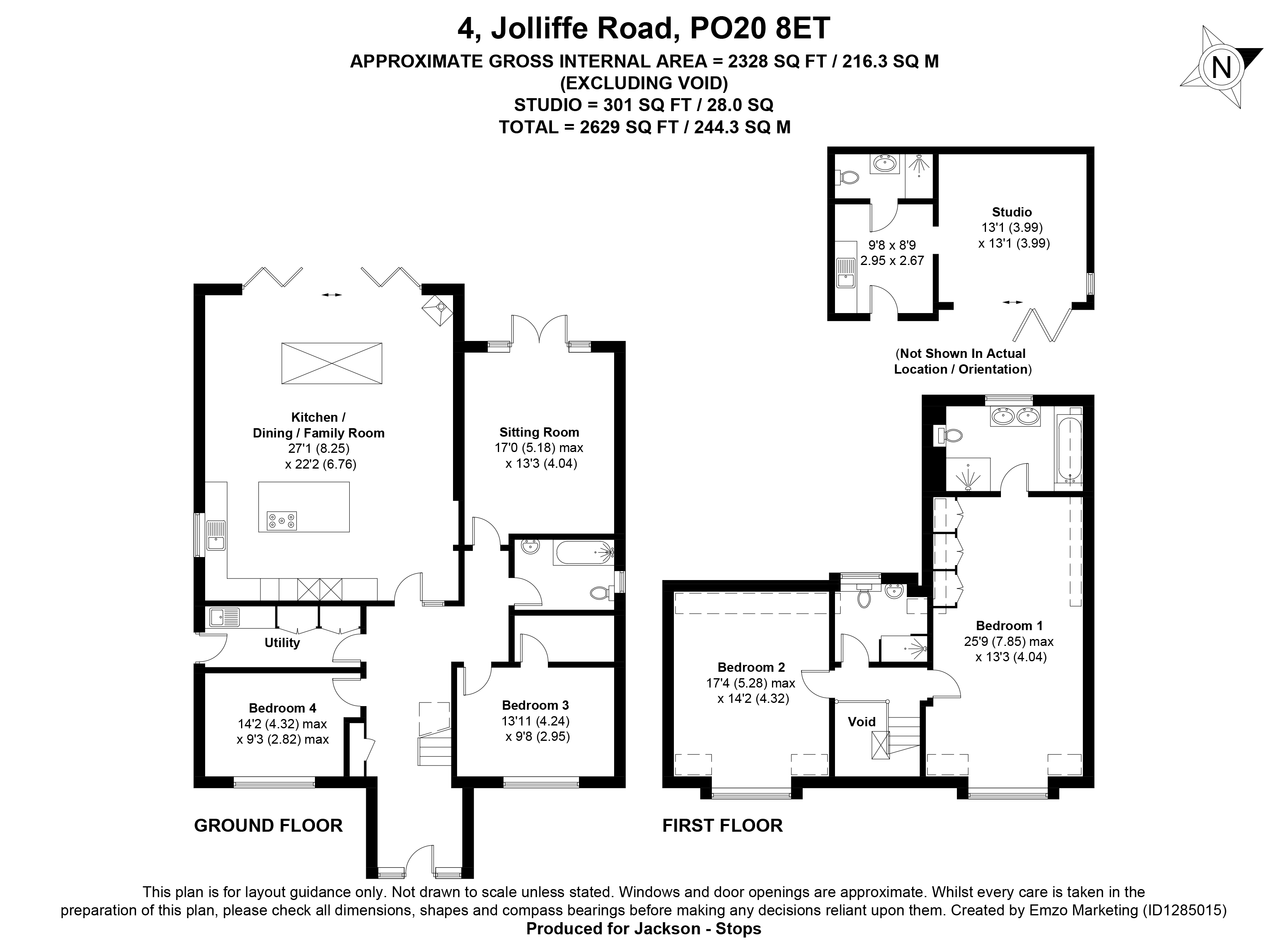 4, Jolliffe Road, Chichester floorplan