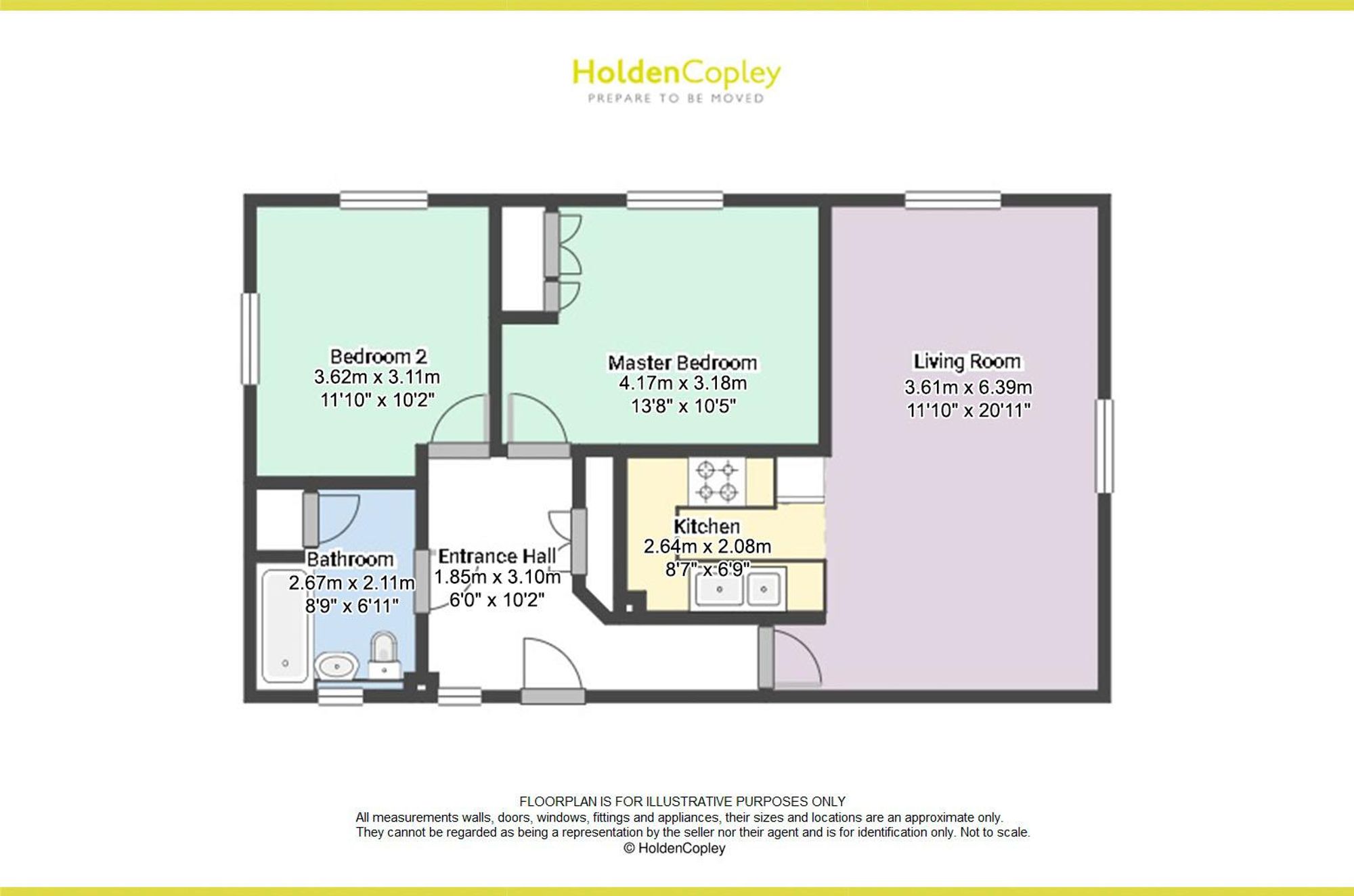 9 Bradbury Gardens, Nottingham floorplan