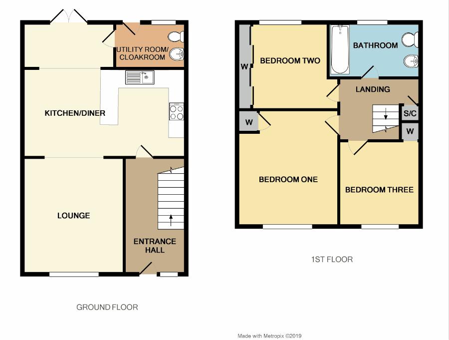 3 Bedrooms Terraced house for sale in Long Handstones, Cadbury Heath, Bristol BS30