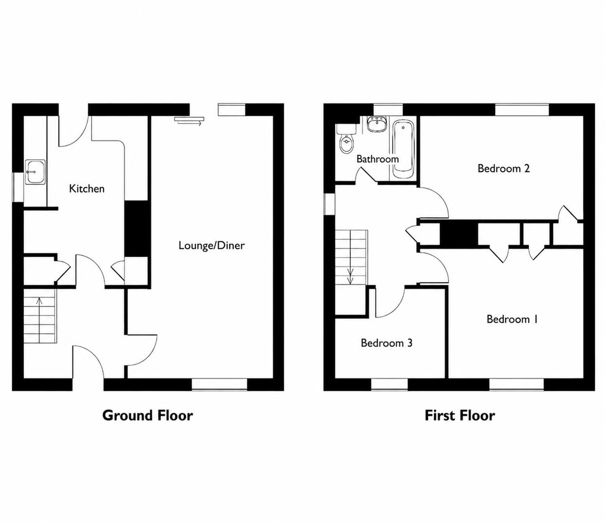 34, Chestnut Avenue, Corby floorplan