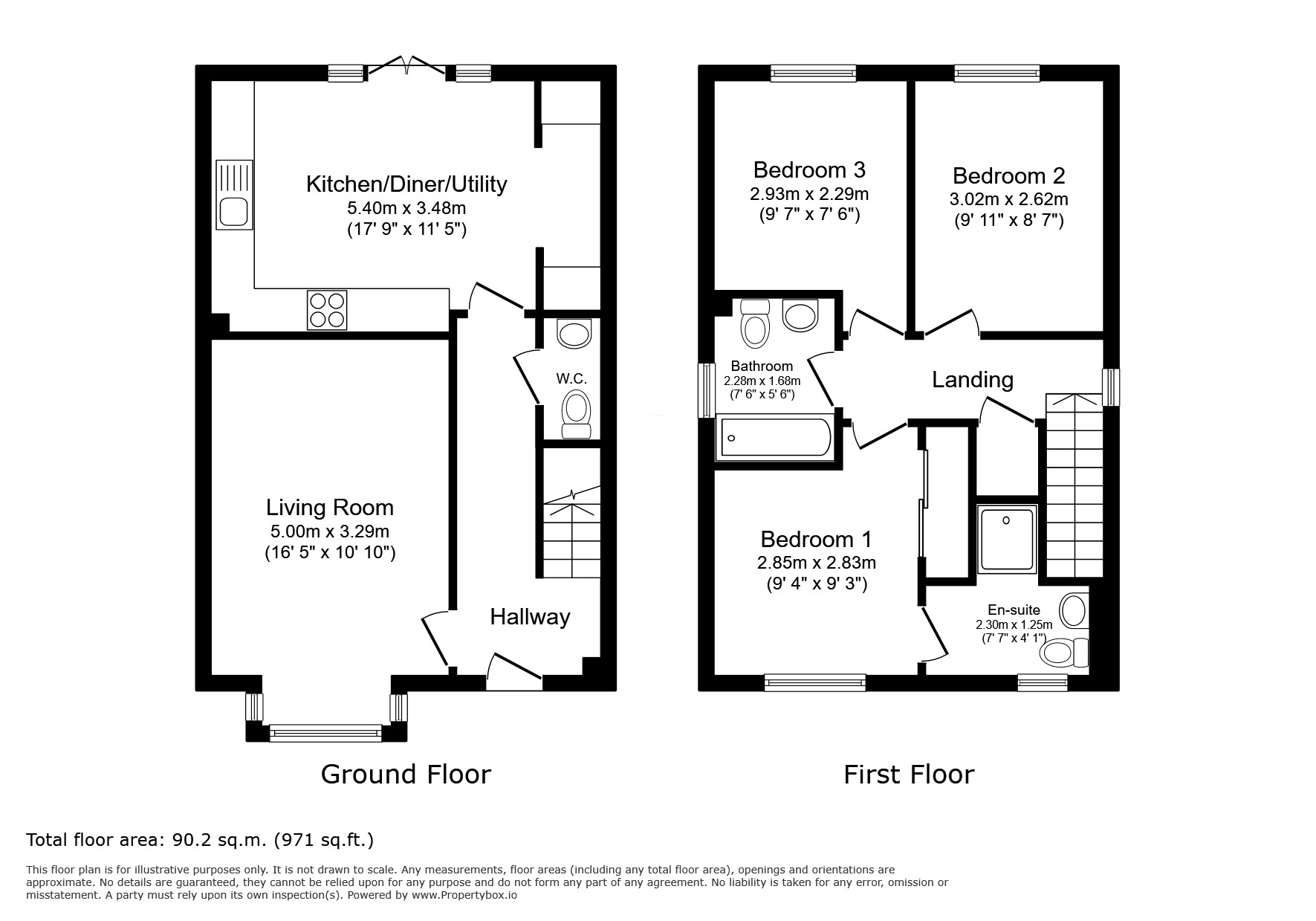 33, Long Road, Chester floorplan