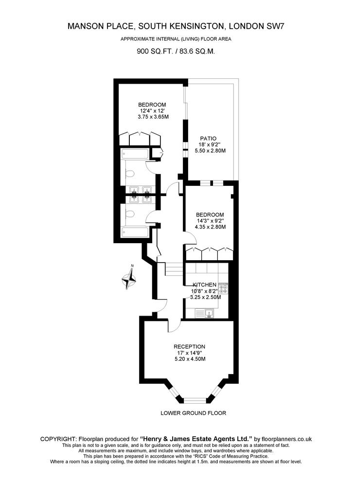 2 Bedrooms Flat to rent in Manson Place, London SW7