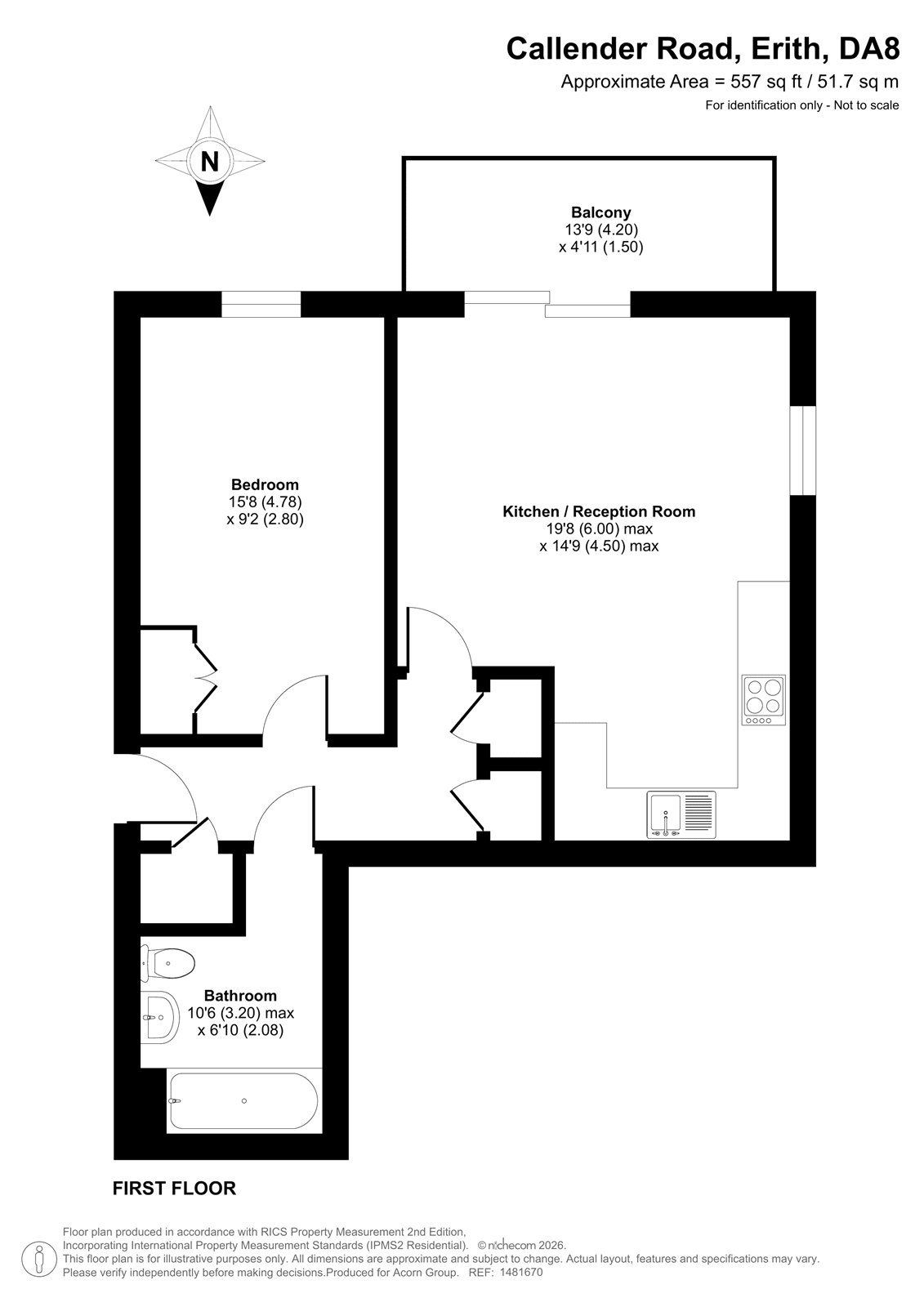 35 Beadle Place,, Callender Road, Erith floorplan