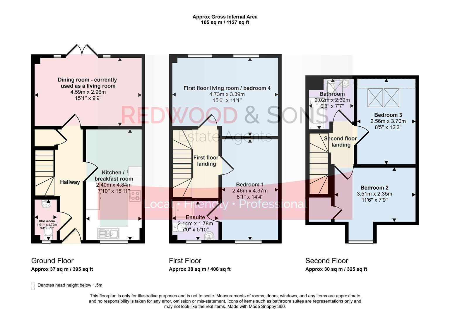 18, Edward Tompkins Lane, Barnham floorplan