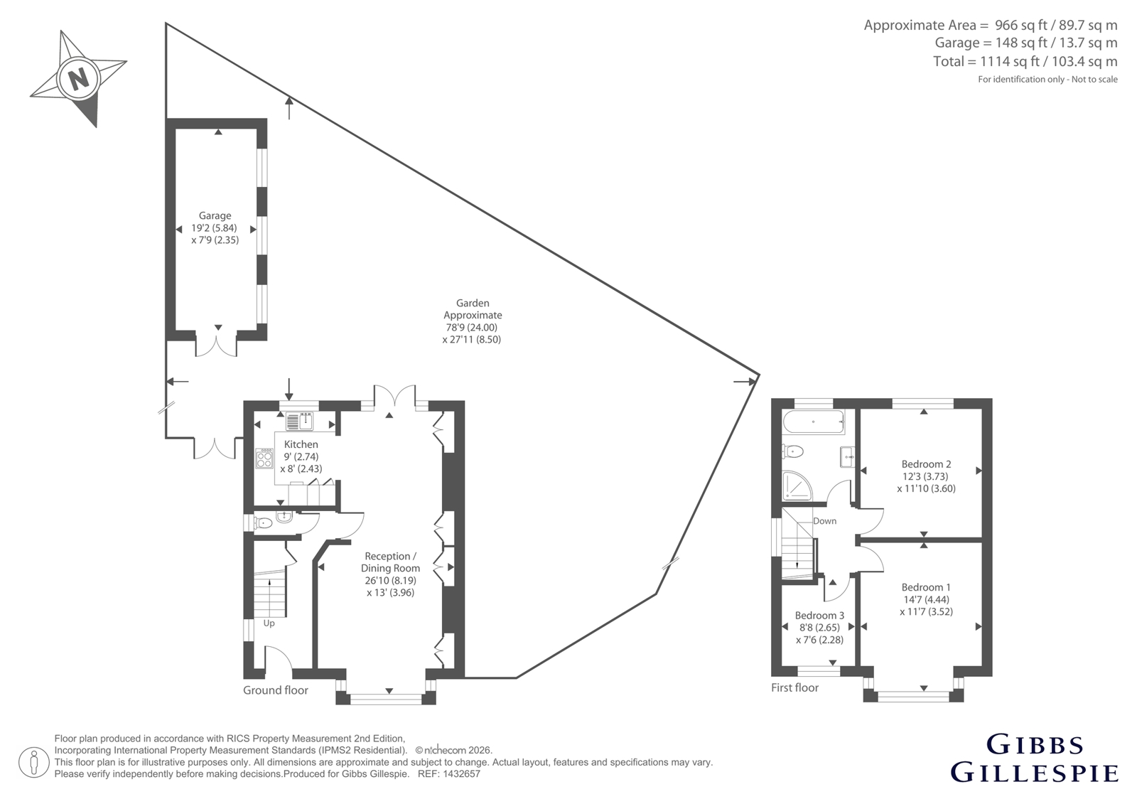 13, Brooklyn Way, West Drayton floorplan