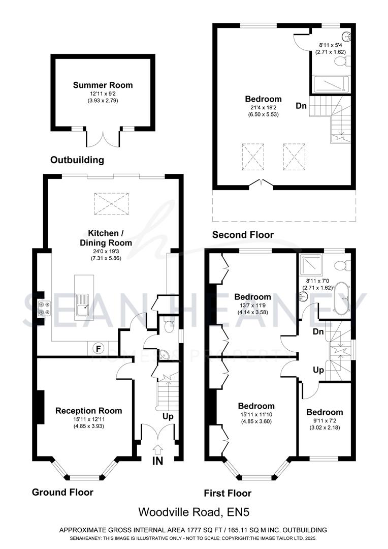 3, Woodville Road, Barnet floorplan