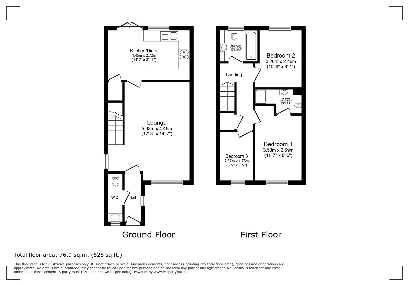 69, Osborne Heights, Isle of Wight floorplan