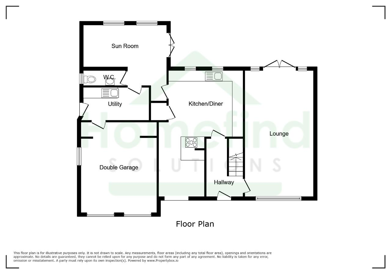 1 Armstrong close, Weston floorplan